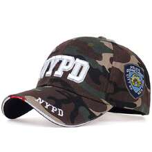1件裝男士NYPD刺繡棒球帽，可調節防曬休閒帽，適合戶外運動、春秋旅行、海灘、派對 - 彩色 - 查看 8