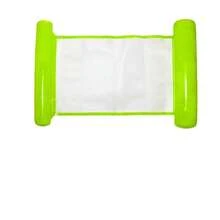 chongqishuishangfuchuang 1pc Inflatable Float, Minimalist Dual Tube Design, Solid Color , PVC Material, Suitable For Water, Pool, Beach, Theme Party, Water Inflatable Float, Water Resting Seat, Inflatable Floating Object, Air Pump Sold Separately - Double-tube Solid Color Floating Bed - View 13