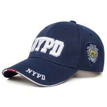 1件裝男士NYPD刺繡棒球帽，可調節防曬休閒帽，適合戶外運動、春秋旅行、海灘、派對 - 彩色 - 查看 9