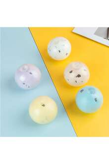 1pc Butter-Feel Handmade Squeeze Ball, 6cm Soft Stress Relief Toy, Slow Rebound Toy - 彩色 - 查看 1