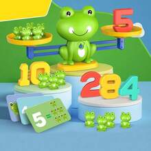 31-Piece Frog Balance Math Toy, Interactive And Fun Educational Tool Combining Weight Stacking And Counting Games, Helps Teens Master Weight Distribution And Balance Challenges, Count Frogs And Calculate Stack Layers, Designed For Growth And Companionship, Perfect For Friends' Gatherings And Solo Logical Thinking Practice - Multiple Styles - View 1