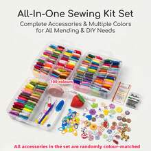 150 Colors 100 Colors 80 Colors 32 Colors + 36 Colors DIY Set, Includes Various Letter Beads, Round Beads, Faux Pearls, Various Tools, Cross Stitch Thread Box, 3-Layer Embroidery Thread Set, Winding Board, Embroidery Needle Box, Portable Storage - Multicolor - View 13