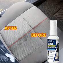 Multi-Functional Car Interior Refurbishing Agent, Removes Stains Without Damaging Materials, No Rinsing Required, No Residue. Suitable For Car Doors, Seats, Ceiling, Carpets And Other Areas - 30ml - View 2