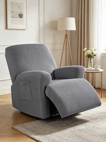 1-Seater Jacquard Recliner Sofa Cover, Non-Slip Elastic Sofa Cover, Washable Chair Protector, Elastic Recliner Sofa Cover, Non-Slip Sofa Cover For Living Room - Multicolor - View 9