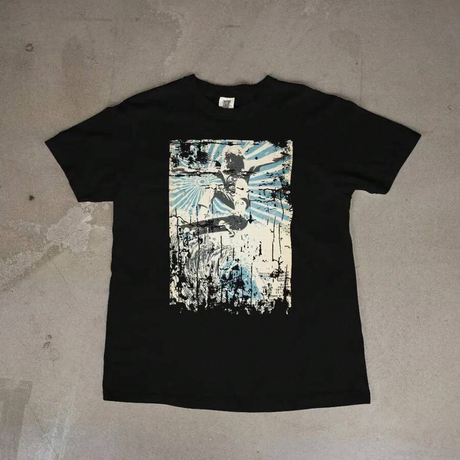2026 Bio Baumwolle T-Shirt Y2K T-Shirt Herren T-Shirt Damen pullover Grunge Skateboard T-Shirt, Vintage Skater Graphic Tee, Streetwear Skate Art Shirt - 1 - Voir 1