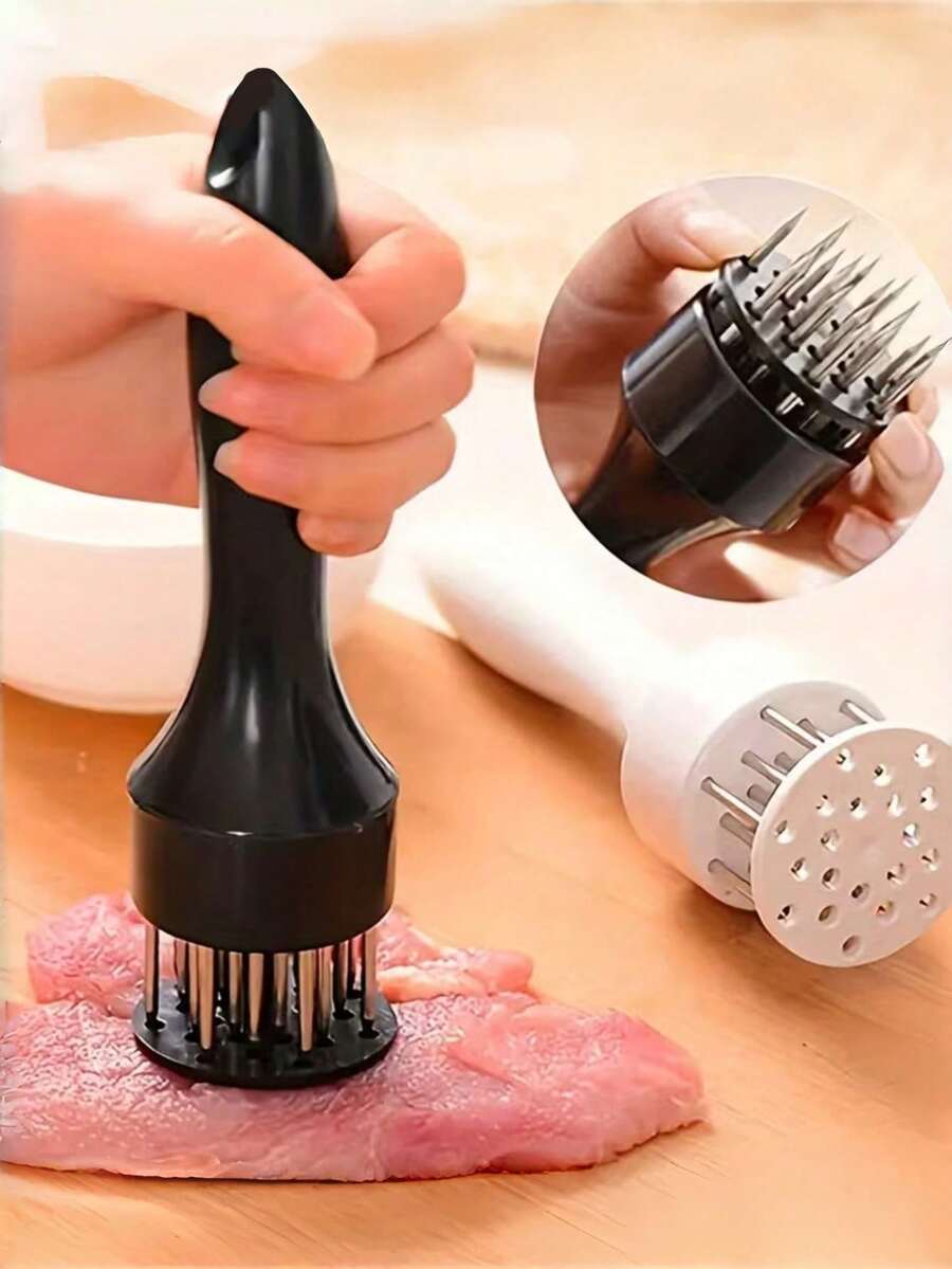 1 pieza Ablandador de carne para cocina de RV, herramienta de cocina de camping RV, ablandador de carne de acero inoxidable, adecuado para cocina del hogar y accesorios de cocina de RV - Multicolor - Ver 1