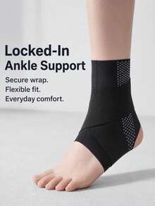Ankle Protection Sleeve Sports Anti-Injury Protector Ankle Brace Sports Accessories - Black - View 8