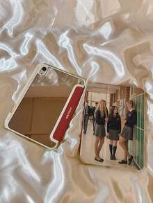 1pc Customized Mirror Tablet Protective Case, Customized Protective Case, Back To School Theme Tablet Case, Can Customize Your Photo Or Group Photo, Built-In Pen Slot, Supports High Definition Printing, Compatible With IPad Mini, Air, Pro (8.3 Inch To 13 Inch), Gift For Mom/Dad/Girlfriend/Boyfriend/Friend, Suitable For Back To School, Halloween, Independence Day, Birthday, Anniversary And Christmas, Travel Essential. - Multicolor - View 6