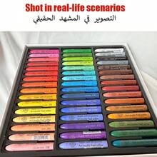 48 Vibrant Colors Oil Pastels ,Creamy Heavy Color Pastel Sticks Smooth Blending Drawing Crayons For Artists Art Painting & DIY Crafts - Sets - View 3