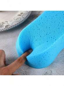 5 buah/1 buah Spons Pembersih Tebal Besar Aneka Warna - Cocok Untuk Membersihkan Kamar Mandi, Dapur, Sepeda, dan Mobil (Warna Acak) - A - View 6