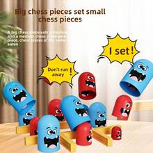 Boys & Girls Early Education Thinking Training Desktop Game, Fun Stick Pulling Ball Drop Balance Challenge Tower, Creative Layered Cup Cartoon Tic Tac Toe, Indoor Home Parent-Child 2-Player/Multi-Player Competitive Stress Relief Educational Toy - Multicolor - View 9