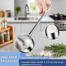 1pc Mini Butter Heater, Small Sauce Pot, Milk Heating Pot, Small Pot For Melting Chocolate And Candy, With Long Handle Suitable For All Stoves, Multi-Purpose Cooking, Stainless Steel Material - View 9