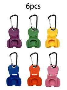 Soda Can Opener Keychain Pendant - Lightweight And Portable, Suitable For Family Gatherings, Outdoor Activities, Office And Other Occasions. This Keychain/Beverage Dust Cover Is A Convenient Tool For Various Occasions. - Multicolor - View 12