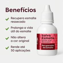 Kit 02 Gota Salva Esmalte Recuperador De Esmalte Cora - Vinho - Visão 7