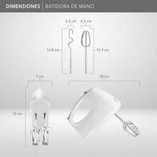 7-Speed 100W Electric Hand Mixer – Multifunctional Mixer For Baking And Cooking - View 8