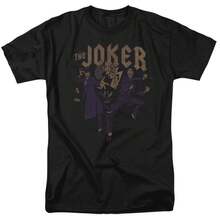 - - Joker Duo - Camiseta de manga corta unisex para adultos - Negro - Negro - Ver 1