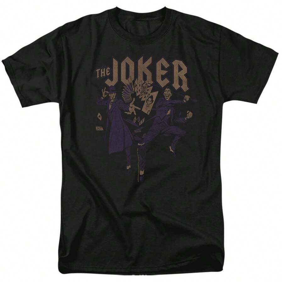 - - Joker Duo - Camiseta de manga corta unisex para adultos - Negro - Negro - Ver 1