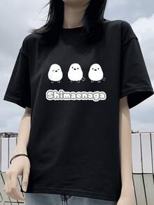 Women T-Shirts - Black - View 1