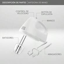 7-Speed 100W Electric Hand Mixer – Multifunctional Mixer For Baking And Cooking - View 6