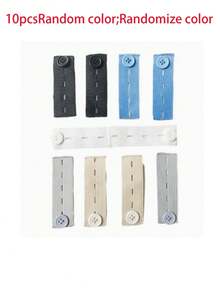 10/8/5pcs High Elasticity Waistband Extender Buckles, Instant Waistband Tension Adjustment Buckles, Belt Extension Buckles, Unisex, Comfortable Fit, Casual Style Accessories, Sewing Supplies - Multicolor - View 14
