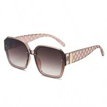 1pc Fashionable Diamond Decor White Design Multi-Functional Glasses, Suitable For Daily Wear - Multicolor - View 7