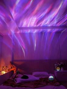 LED Aurora Projection Lamp - Northern Lights Effect, Remote Control Color Changing Light Show, Suitable For Bedroom, Living Room, Office And Party Decoration, Perfect Gift For Teenagers | USB Powered Lighting Decoration Lamp - Multicolor - View 10