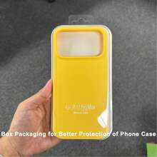 液態矽膠 3 層全覆蓋軟橡膠手機殼，適用於 iPhone 17 Pro 17 Pro Max 17，清新夏季配色，防震保護殼配耐刮微纖維內襯，相容於 13 11 16 Pro Max 15 14 Plus 12 Mini XS Max 7 8 Plus - 鵝黃色 - 查看 11