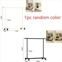 Black & White Rolling Clothing Rack, Double Rod Garment Rack With Wheels, Freestanding Metal Clothes Rail With Bottom Shelf, Heavy Duty Clothing Rack, Portable Clothes Rack, Mobile Garment Rack For Hanging Clothes, Bedroom Wardrobe Organizer - View 18