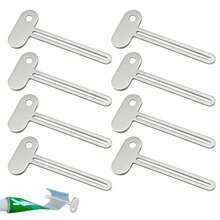 Toothpaste Squeezer, Tube Squeezer, Suitable For All Toothpaste Tubes Roller, Suitable For Spray, Hand Cream, Cleanser, Cosmetics (Silver) - Multiple Styles - View 2