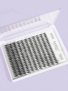 MAANGE 220件 DIY 接睫毛套組，20D/30D 簇狀單根假睫毛，9-13mm 長度，自然纖細，柔軟親膚，仿貂毛材質，適合旅行與日常攜帶，送給女性的禮物 - 彩色 - 查看 9