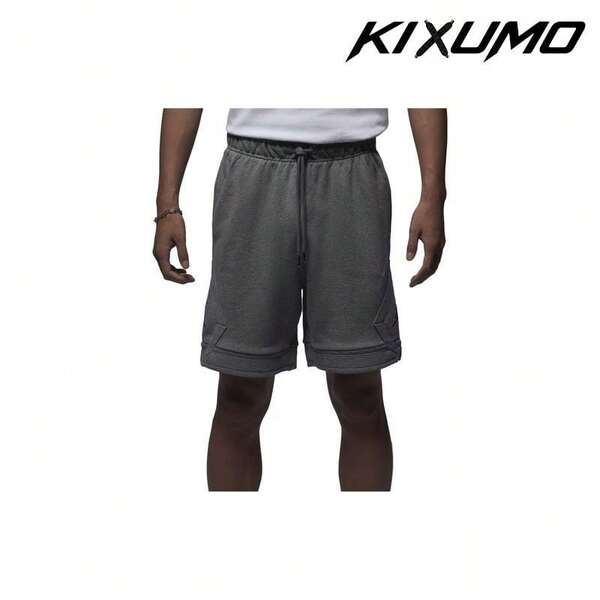 Jordan Essentials Solid Straight Casual Shorts Carbon-Grey Bottoms Men