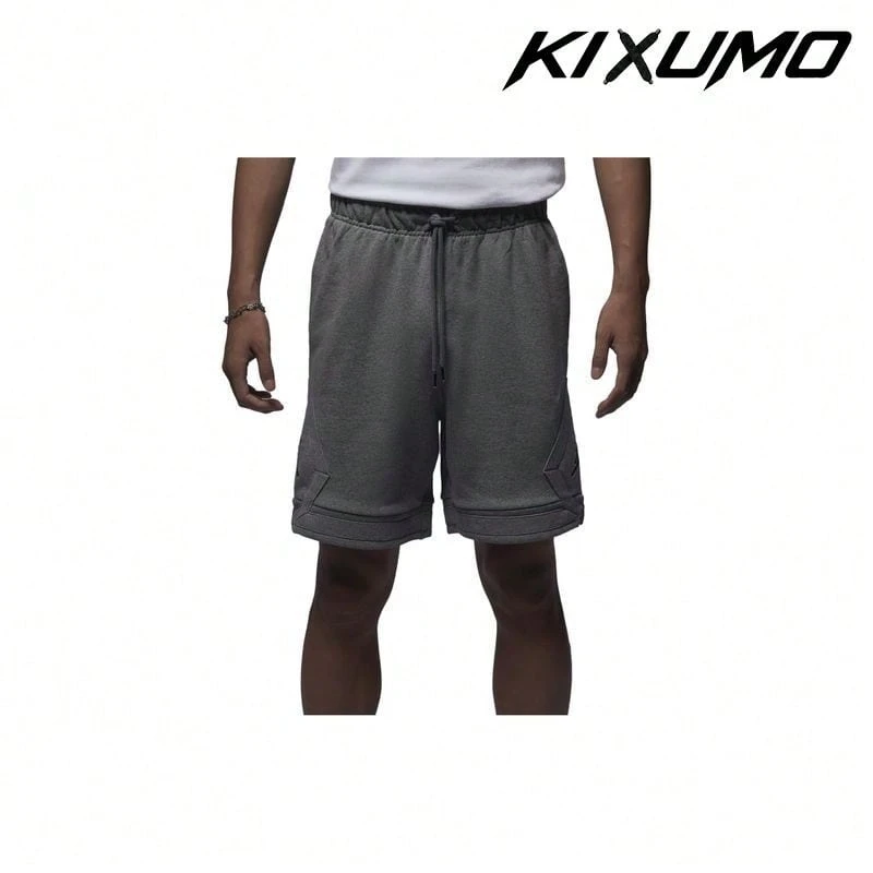 Jordan Essentials Solid Straight Casual Shorts Carbon-Grey Bottoms Men - Multicolor - View 1