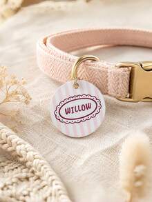 Custom Dog Name Tag, Personalized Pet Collar Pendant, Cute Macaron Color Dog Tag, Gift For Dog Mom - Multicolor - View 6