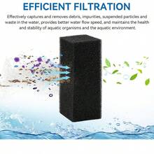 Algodón de filtro de acuario, esponja de repuesto de filtro incorporada, filtración de esponja de alta densidad. Adecuado para materiales de filtración de acuario, filtración de tanque de peces doméstico - Tipo B - Ver 3