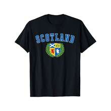 Scotland Crests T-Shirt - Negro - Ver 1