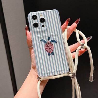 Funda de teléfono con ranura para tarjeta transparente, compatible con iPhone, Galaxy, Honor, Tecnoo y otros modelos, funda trasera de silicona estilo billetera transparente, a prueba de golpes, impermeable, anti-caídas, anti-arañazos