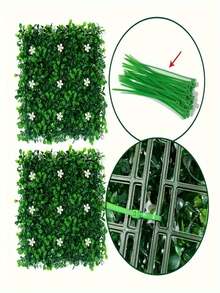 100pcs Heavy Duty Green Nylon Cable Ties - Self-Locking Garden Plant Ties, Used For Securing Vines, Leaves And Pipes, Multi-Purpose Gardening Binding Solution, Garden Ties | Decorative Garden Ties | Strong Grip Ties - Green - View 3