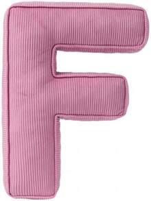 Almohada de felpa con letra rosa, almohadas decorativas con forma de letra inicial de pana, almohadas de letras del alfabeto inglés de la A a la Z para decoración de sofá, recámara, sala de estar (S) - E - Ver 11