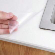 1 Roll Transparent Heat-Resistant Oil-Proof Kitchen Sticker, Removable Protective Film, Anti-Stain Anti-Scratch, Suitable For Home Walls, Tiles, Stoves, Desktops, Furniture Protection Wallpaper - A - View 6