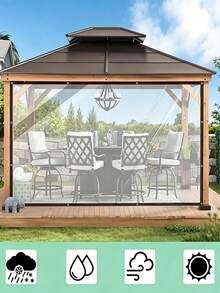Outdoor Waterproof Tarp, Waterproof Canvas, Greenhouse Plant Cover And Rain Shelter; Wear-Resistant, Anti-Aging And Multi-Functional. Suitable For Garden, Outdoor Camping And Protection. - Multicolor - View 3