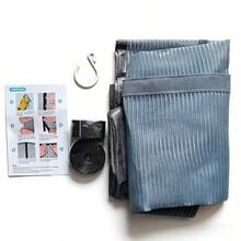 Magnetic Screen Door, Two-Way Opening - Gray Auto-Closing Mosquito Net Door, Pet-Friendly Insect Screen, Reinforced Edges, Breathable Mesh, Suitable For Patio/Balcony/Entryway/Bedroom, Multiple Sizes - - - View 11