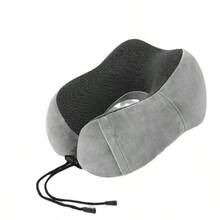 Travel Neck Pillow, Super Comfort Pillow - Beige - View 1