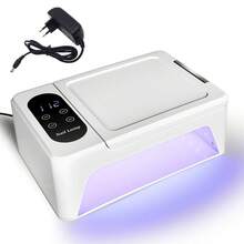 LIMEGIRL UV LED Nail Lamp With Hand Rest Pillow, 96W Professional Nail Drying Lamp, Foldable Design, Auto Sensor, 4-Level Timer Settings, Suitable For Gel Nail Polish - White - View 9