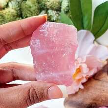 Piedra de Cuarzo Rosa Natural Grado AA+, Adecuada para Decoración del Hogar, Decoración de Acuario, Piedra Difusora, Excelente Colección de Piedras de Cristal - Rosa - Ver 7