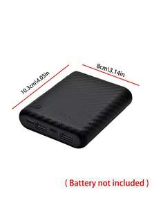 Detachable 4-Section 18650 Battery Box, Small-Capacity Powerbank Kit, Solderless Portable Power Bank Kit - Multicolor - View 4