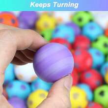 Children Birthday Party Favors Goodie Bag Stuffers, Finger Rotatable Soccer Ball , Sensory Stress Relief Toys, Anti-Stress Fidget Balls For Kids Random Color - Multicolor - View 10