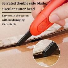 1/3/10pcs Safety Box Opener, Cute Carrot Shape Compact Box Cutter, Envelope & Carton Cutter, Portable Mini Utility Knife For Office & Crafts, Ideal For Opening Christmas Gift Wrapping Packages, Art & Office Stationery Essential - Box Opener - View 5