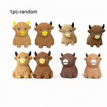 Cute Highland Cow Squeeze Toy, Soft Slow Rebound Stress Relief Toy, Japanese Animal Theme Anti-Anxiety Sensory Toy, Hand-Held Toy Suitable For Home, Perfect Birthday Holiday Party Gift For Kids And Adults - Multicolor - View 12