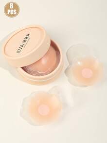 Summer Adhesive Nipple Covers Gift Set, Reusable, Lightweight Anti-Nipple Show, Invisible And Seamless, Women's Breast Stickers, Suitable For Weddings, Beach Vacations, Daily Wear - Multicolor - View 7