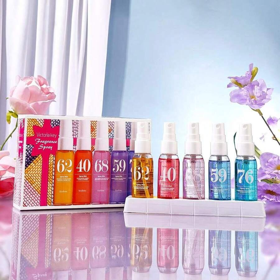 5/1 Stück 40ml Brasilien Digitaler Duftspray Geschenkset, Mischung aus Rose, Kokosnuss, Frucht- und Ozean Sommerdüften, Essentiell für Sommer Geruchsentfernung, Geeignet für Schlafzimmer, Badezimmer, Sommer, Reisegebrauch, Geburtstagsgeschenk, Feiertagsgeschenk - andere - Übersicht 1